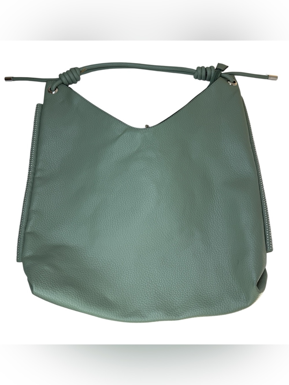 Montana West Slouchy Shoulder Bag Knotted Hobo Bag Green - Picture 15 of 15